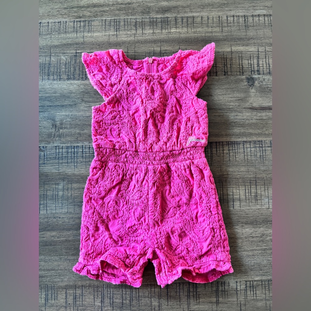 GUESS | Toddler Pink Romper - 18 Months